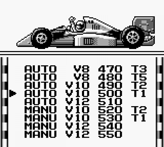F1 Boy Screenshot 7 (Game Boy)