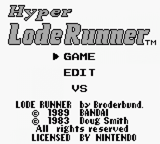 Hyper Lode Runner: The Labyrinth of Doom