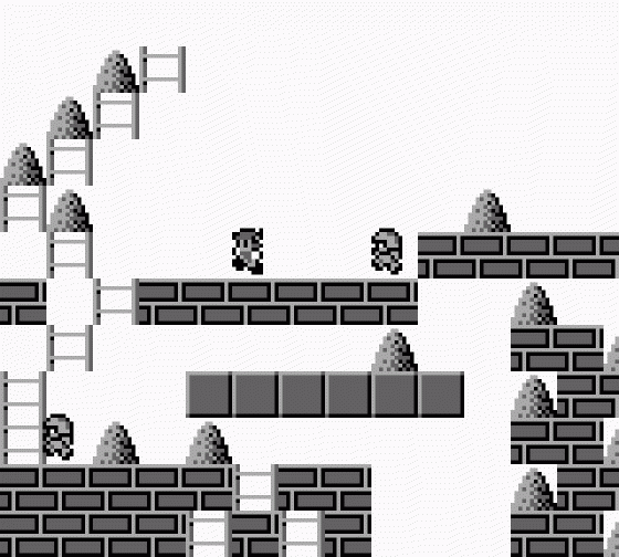 Hyper Lode Runner: The Labyrinth of Doom Screenshot 5 (Game Boy)