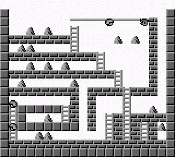 Hyper Lode Runner: The Labyrinth of Doom Screenshot 7 (Game Boy)