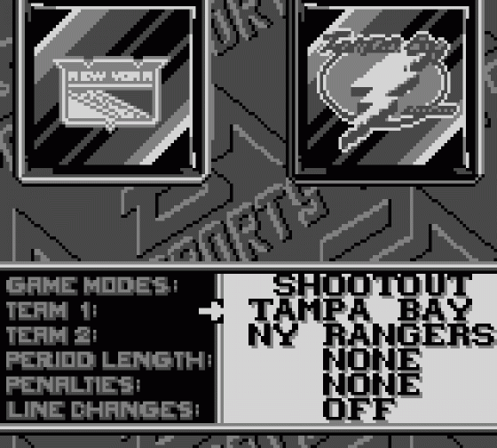 NHL 96 Screenshot 12 (Game Boy)