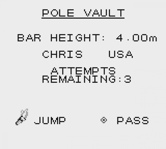 Olympic Summer Games: Atlanta 1996 Screenshot 7 (Game Boy)