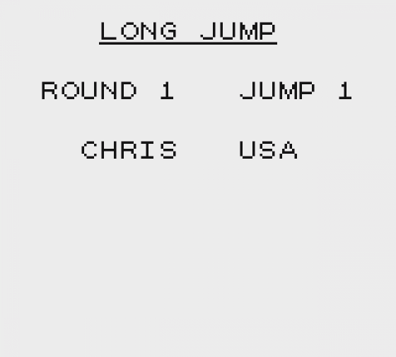 Olympic Summer Games: Atlanta 1996 Screenshot 11 (Game Boy)