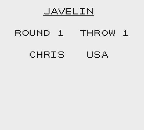 Olympic Summer Games: Atlanta 1996 Screenshot 18 (Game Boy)