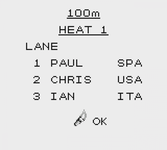 Olympic Summer Games: Atlanta 1996 Screenshot 22 (Game Boy)