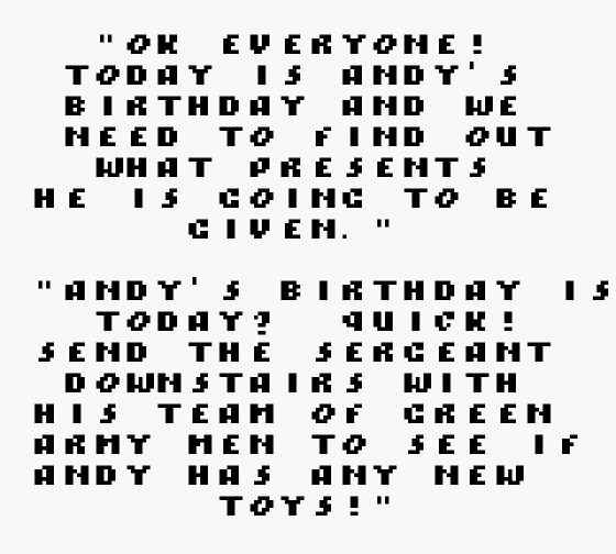 Toy Story Screenshot 10 (Game Boy)