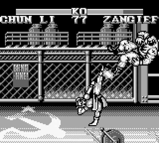 Street Fighter II Screenshot 17 (Game Boy)