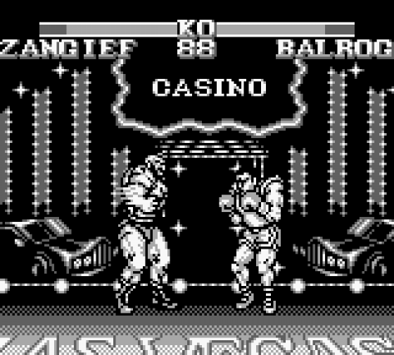 Street Fighter II Screenshot 20 (Game Boy)