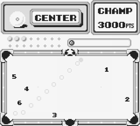 Side Pocket Screenshot 7 (Game Boy)