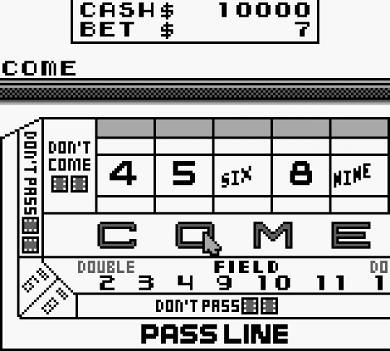 High Stakes Gambling Screenshot 8 (Game Boy)