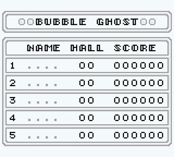 Bubble Ghost