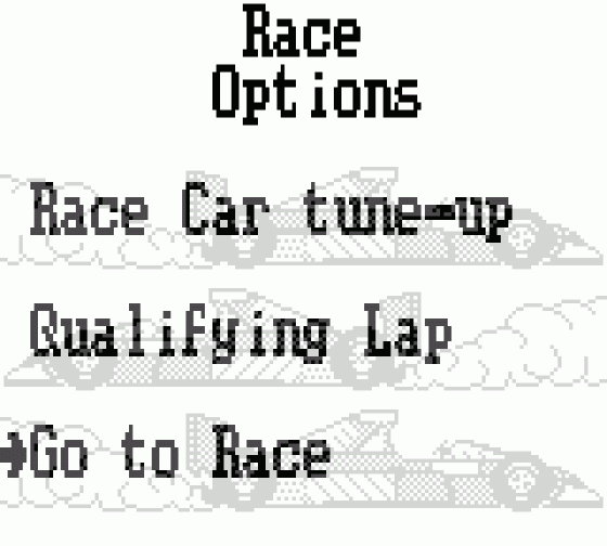 Nigel Mansell's World Championship Screenshot 7 (Game Boy)