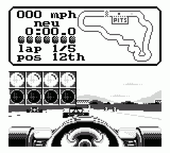 Nigel Mansell's World Championship Screenshot 8 (Game Boy)