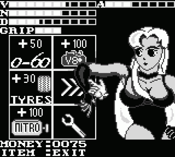 Race Days Screenshot 7 (Game Boy)
