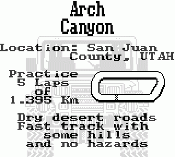 Race Days Screenshot 25 (Game Boy)