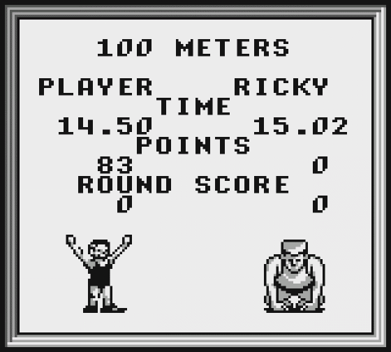 Track Meet Screenshot 6 (Game Boy)