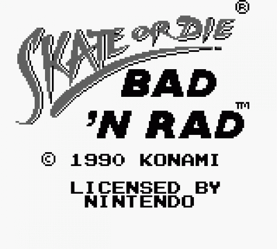 Skate Or Die: Bad 'n' Rad