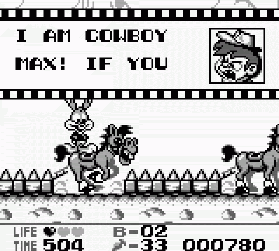 Tiny Toon Adventures 2: Montana's Movie Madness Screenshot 51 (Game Boy)