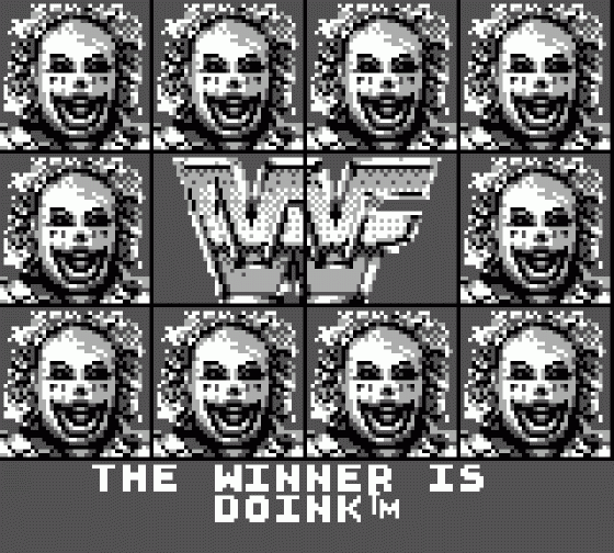 WWF Raw Screenshot 14 (Game Boy)