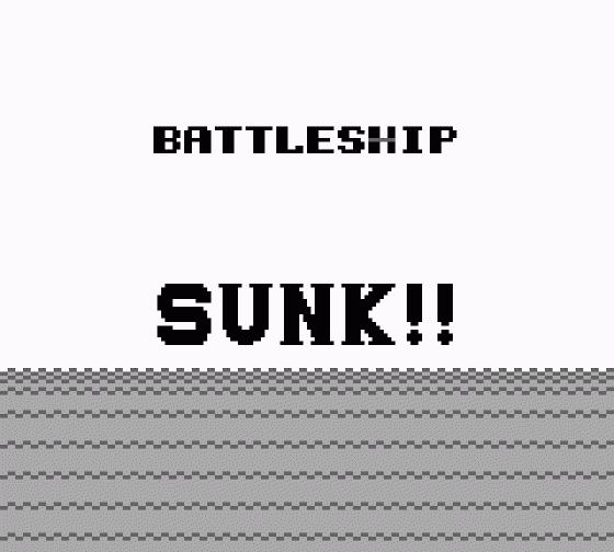 Battleship Screenshot 11 (Game Boy)