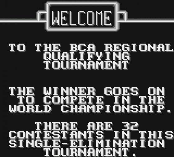 Championship Pool Screenshot 7 (Game Boy)