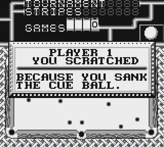 Championship Pool Screenshot 10 (Game Boy)