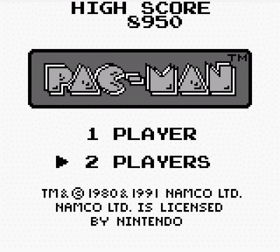 Pac-Man Screenshot 12 (Game Boy)