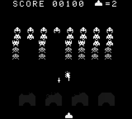 Space Invaders Screenshot 5 (Game Boy)