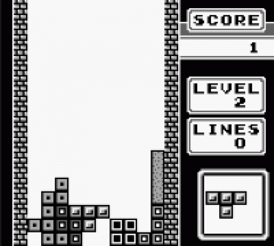 Tetris Screenshot 8 (Game Boy)