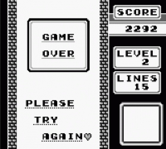 Tetris Screenshot 21 (Game Boy)