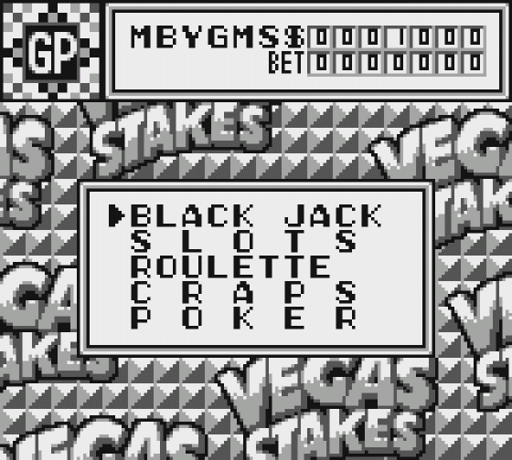 Vegas Stakes Screenshot 13 (Game Boy)