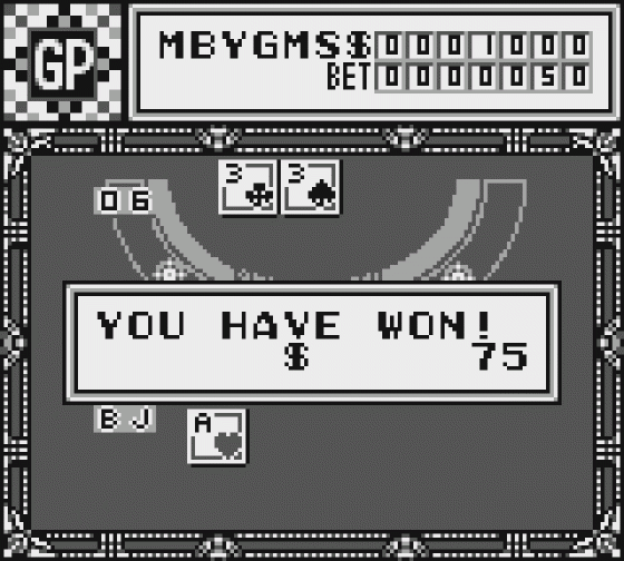 Vegas Stakes Screenshot 14 (Game Boy)