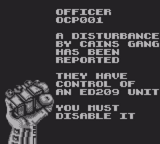 Robocop 2 Screenshot 6 (Game Boy)