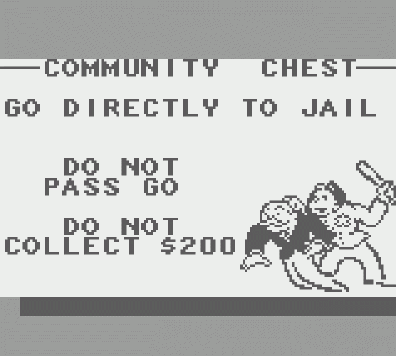 Monopoly Screenshot 7 (Game Boy)