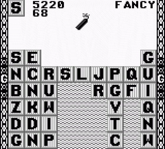 Wordtris Screenshot 7 (Game Boy)