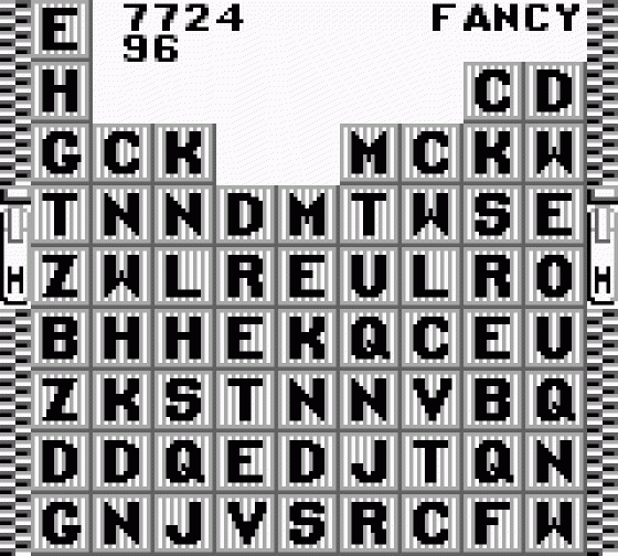 Wordtris Screenshot 9 (Game Boy)