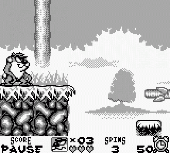 Taz-Mania Screenshot 8 (Game Boy)