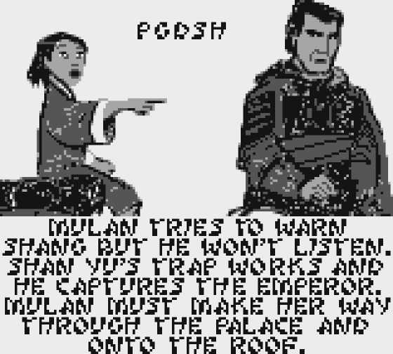 Mulan Screenshot 14 (Game Boy)