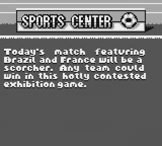 World Cup 98 Screenshot 7 (Game Boy)