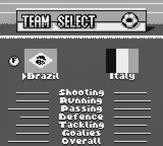 World Cup 98 Screenshot 8 (Game Boy)