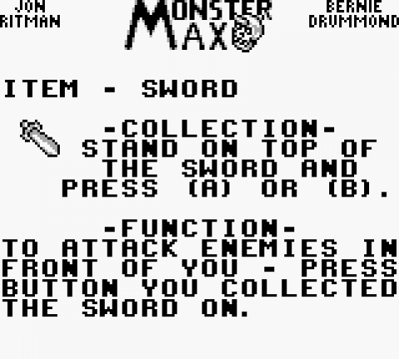 Monster Max Screenshot 16 (Game Boy)