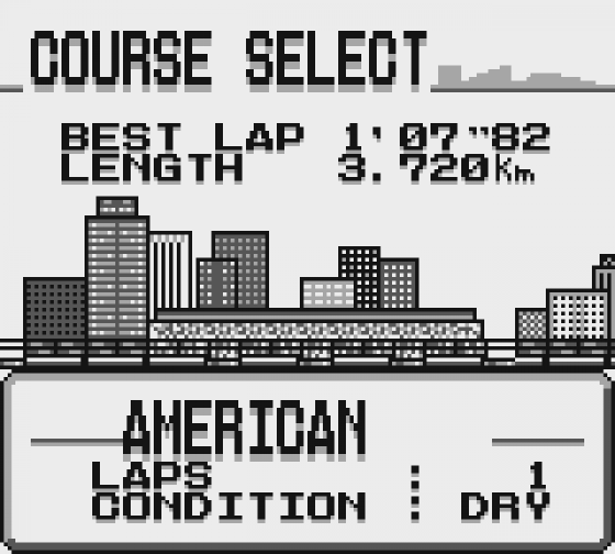 F1 Pole Position Screenshot 18 (Game Boy)