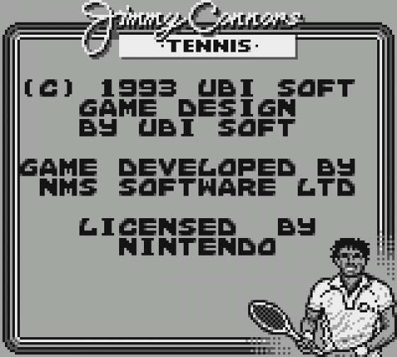 Jimmy Connors Tennis Screenshot 5 (Game Boy)