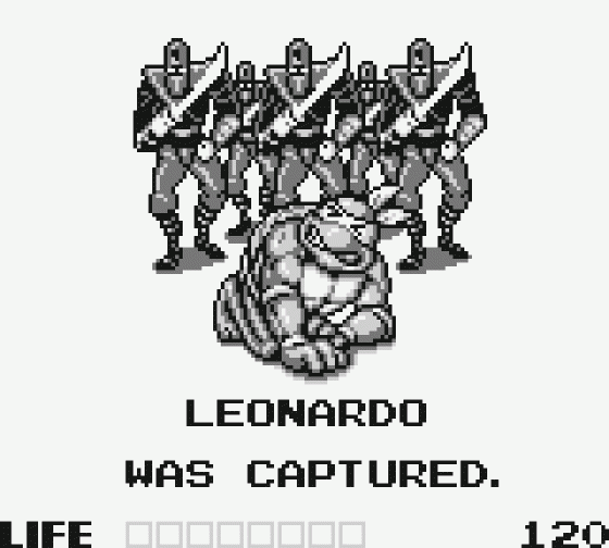 Teenage Mutant Ninja Turtles: Fall Of The Foot Clan Screenshot 10 (Game Boy)