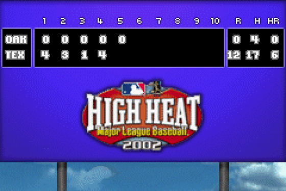 High Heat Major League Baseball 2002 Screenshot 19 (Game Boy Advance)