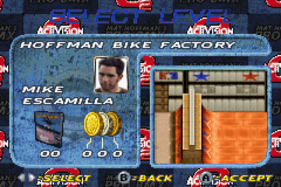 Mat Hoffman's Pro BMX Screenshot 8 (Game Boy Advance)