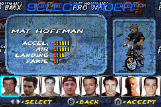 Mat Hoffman's Pro BMX Screenshot 10 (Game Boy Advance)