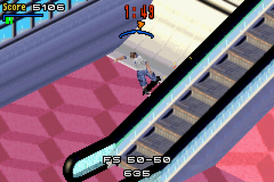 Tony Hawk's Pro Skater 3 Screenshot 21 (Game Boy Advance)