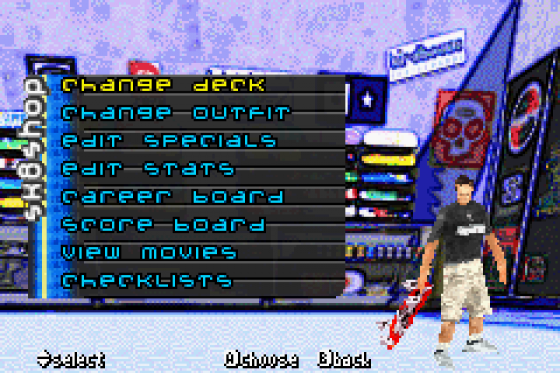 Tony Hawk's Pro Skater 4 Screenshot 6 (Game Boy Advance)