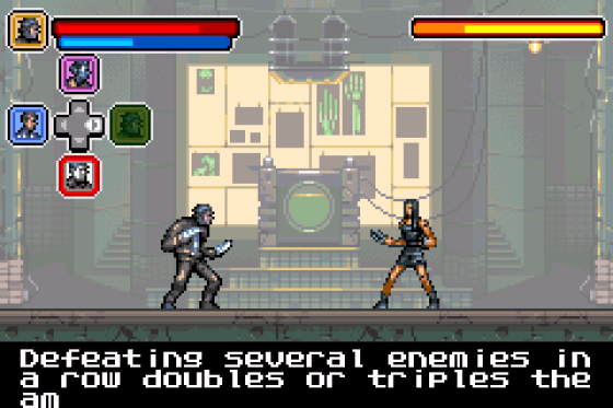 X-Men: The Official Game Screenshot 12 (Game Boy Advance)